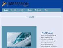 Tablet Screenshot of impressionmediapl.com